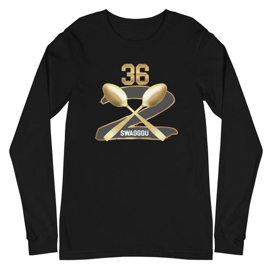 DJ Swearinger "2 Spoonz" Long Sleeve Tee - Fan Arch