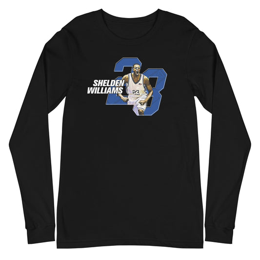 Shelden Williams "Throwback" Long Sleeve Tee - Fan Arch