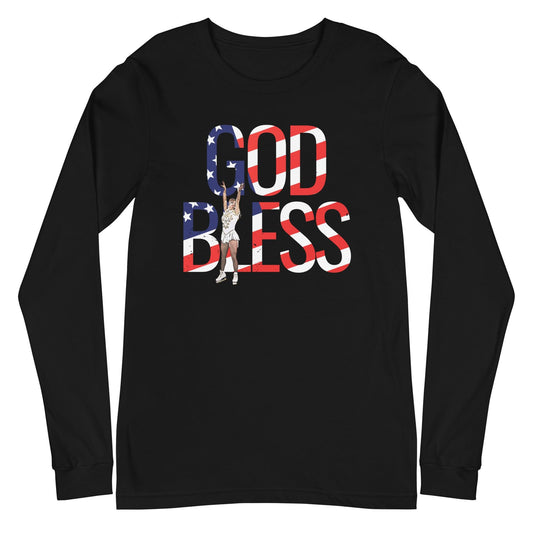 Tonya Harding "GOD BLESS" Long Sleeve Tee - Fan Arch