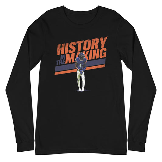 Zakhari Franklin "Make History" Long Sleeve Tee - Fan Arch