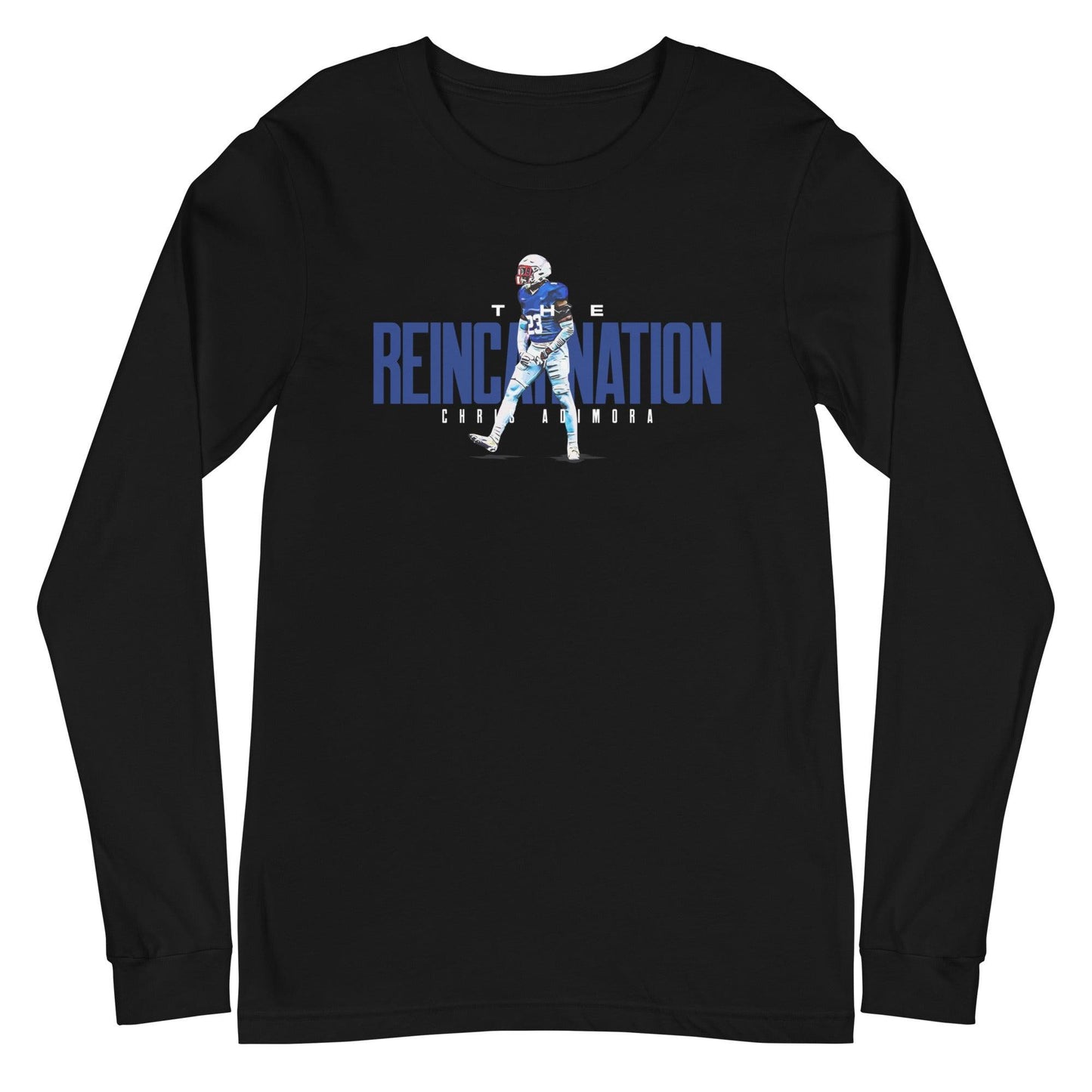 Chris Adimora “reincarnation” Long Sleeve Tee - Fan Arch