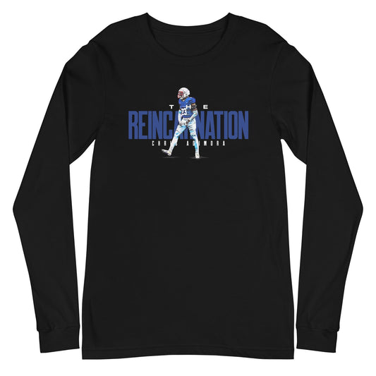 Chris Adimora “reincarnation” Long Sleeve Tee - Fan Arch