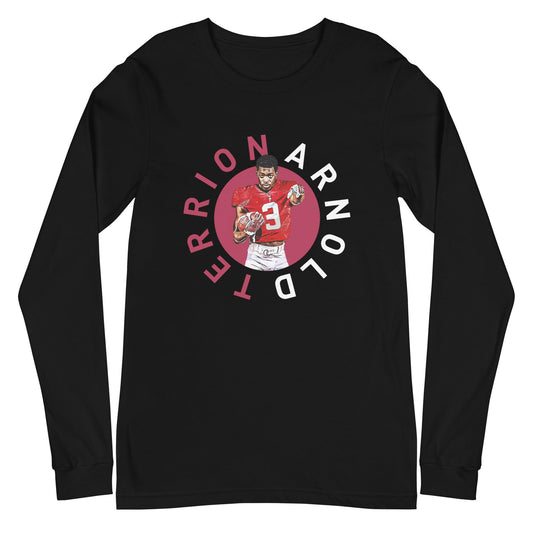 Terrion Arnold "Gametime" Long Sleeve Tee - Fan Arch