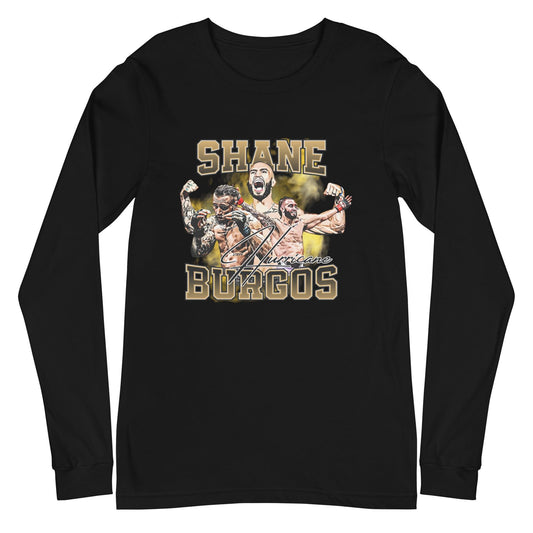 Shane Burgos "Fight Night" Long Sleeve Tee - Fan Arch