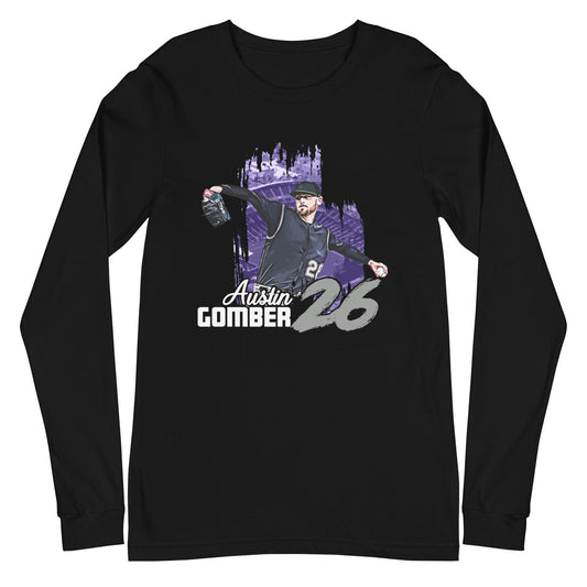Austin Gomber "Strike" Long Sleeve Tee - Fan Arch