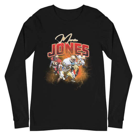 Marvin Jones "Vintage" Long Sleeve Tee - Fan Arch