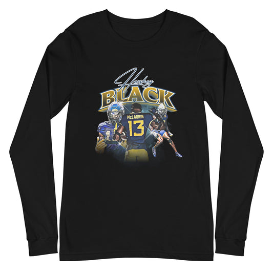 Hershey Black “Heritage” Long Sleeve Tee - Fan Arch