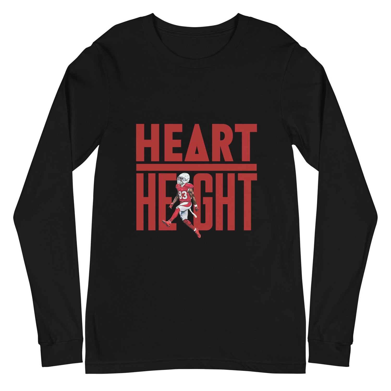 Greg Dortch "Heart Over Height" Long Sleeve Tee - Fan Arch