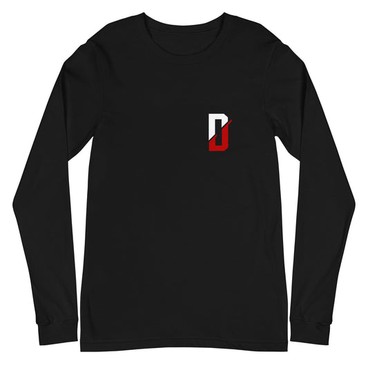 Jay Driver “Signature” Long Sleeve Tee - Fan Arch