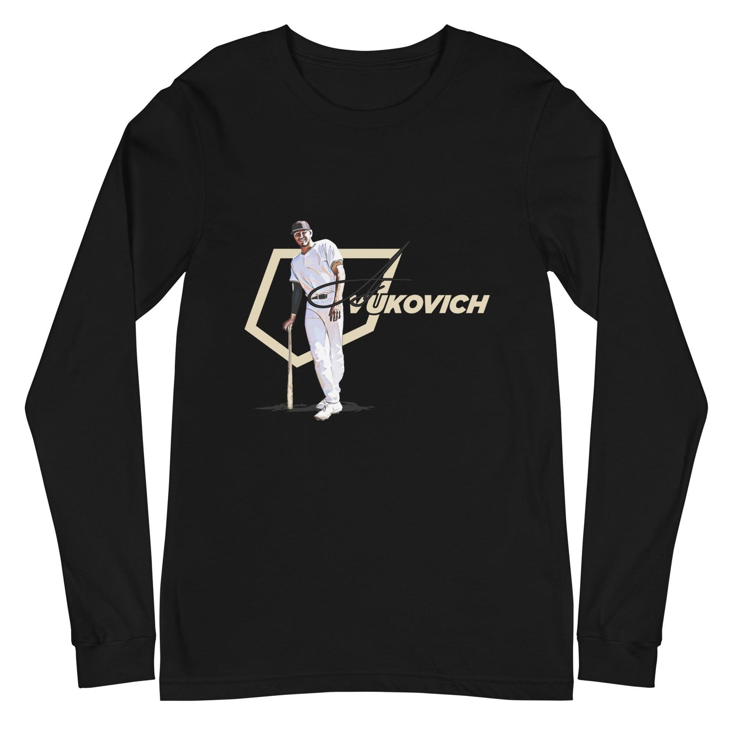 AJ Vukovich “Heritage” Long Sleeve Tee - Fan Arch
