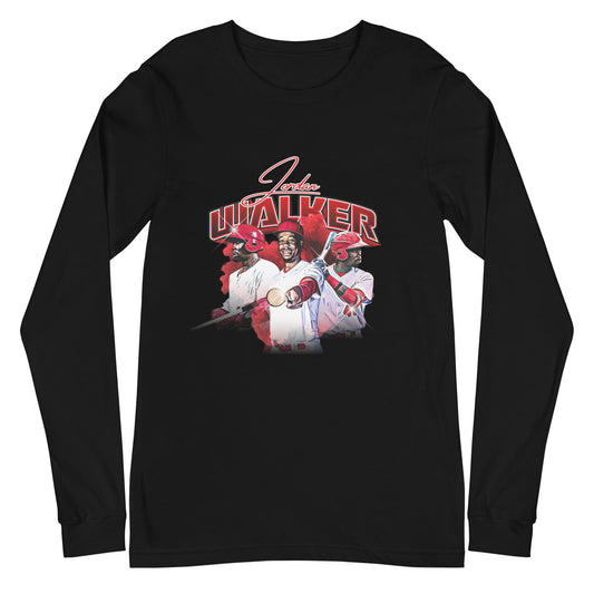 Jordan Walker “Essential” Long Sleeve Tee - Fan Arch