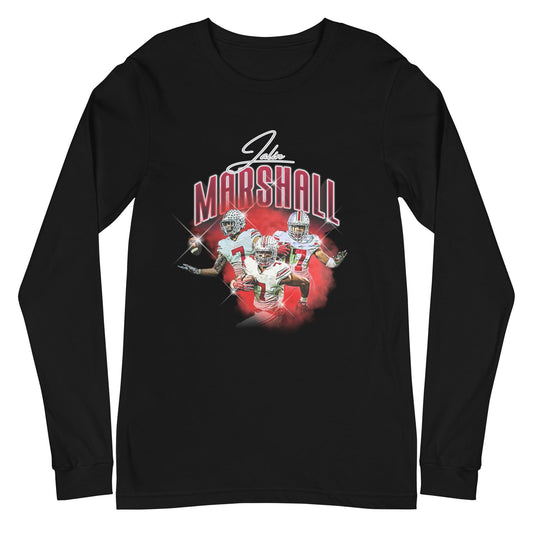 Jalin Marshall "Vintage" Long Sleeve Tee - Fan Arch