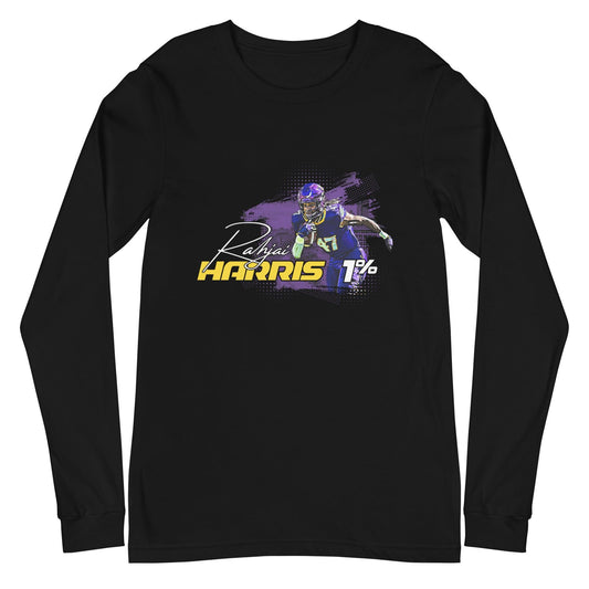 Rahjai Harris "1%" Long Sleeve Tee - Fan Arch