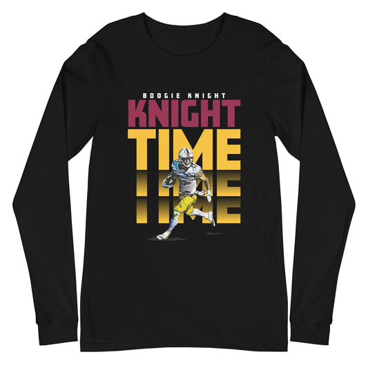 Boogie Knight "Night Time" Long Sleeve Tee - Fan Arch