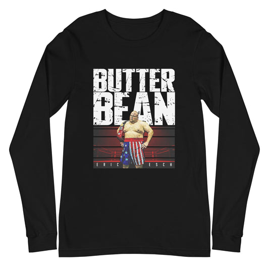 Butterbean "Fight Night" Long Sleeve Tee - Fan Arch