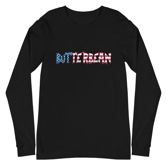 Butterbean "USA" Long Sleeve Tee - Fan Arch