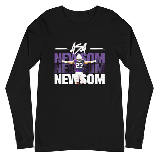Asa Newsom "Gameday" Long Sleeve Tee - Fan Arch