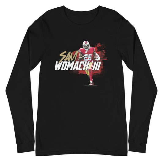 Samuel Womack "Gameday" Long Sleeve Tee - Fan Arch