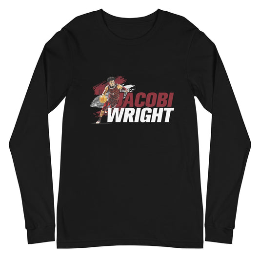 Jacobi Wright "Gameday" Long Sleeve Tee - Fan Arch