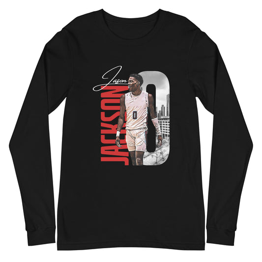 Jason Jackson "Gameday" Long Sleeve Tee - Fan Arch