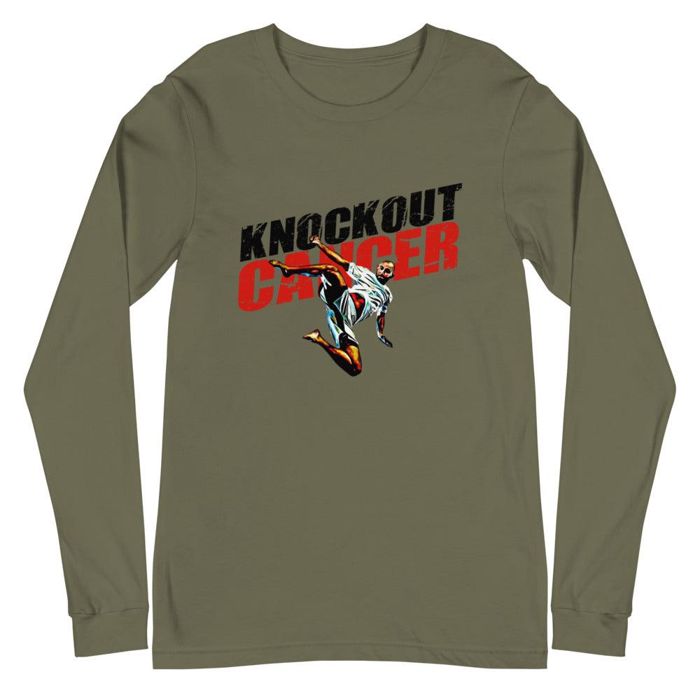 Giga Chikadze "Knockout Cancer" Long Sleeve Tee - Fan Arch