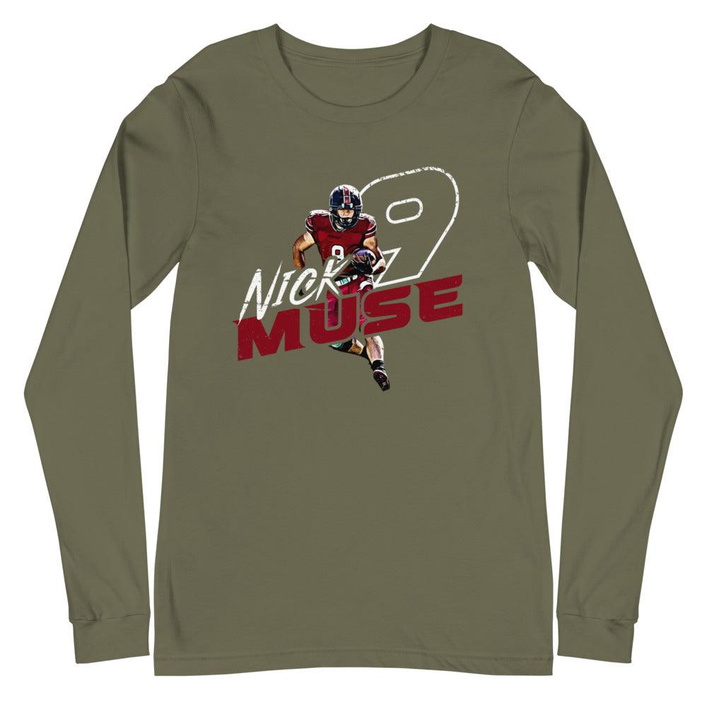 Nick Muse “Essential” Long Sleeve Tee - Fan Arch