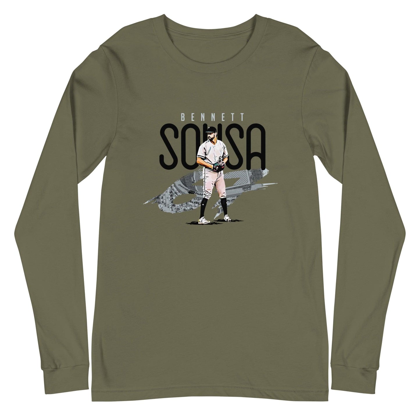 Bennett Sousa “Essential” Long Sleeve Tee - Fan Arch
