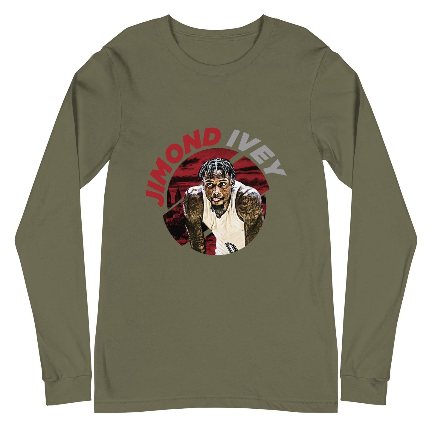 Jimond Ivey "Baller" Long Sleeve Tee - Fan Arch
