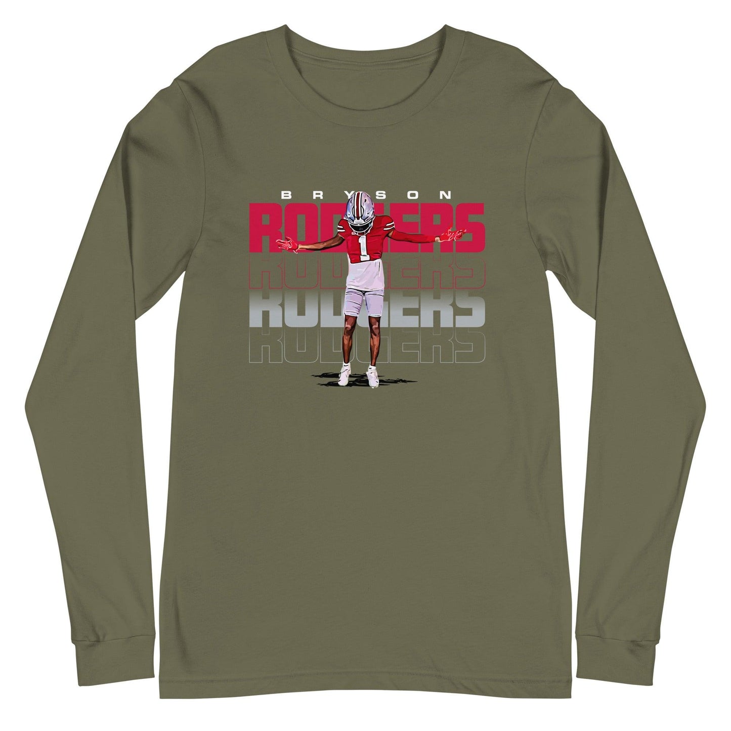 Bryson Rodgers "Gameday" Long Sleeve Tee - Fan Arch