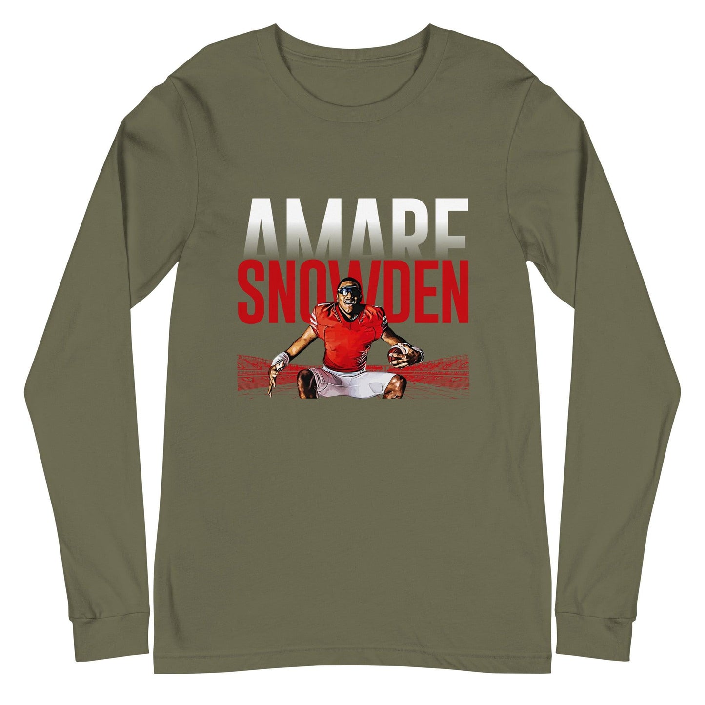 Amare Snowden "Gameday" Long Sleeve Tee - Fan Arch