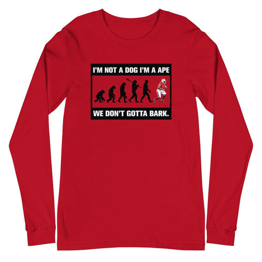 Caleb Huntley "APE" Long Sleeve Tee - Fan Arch