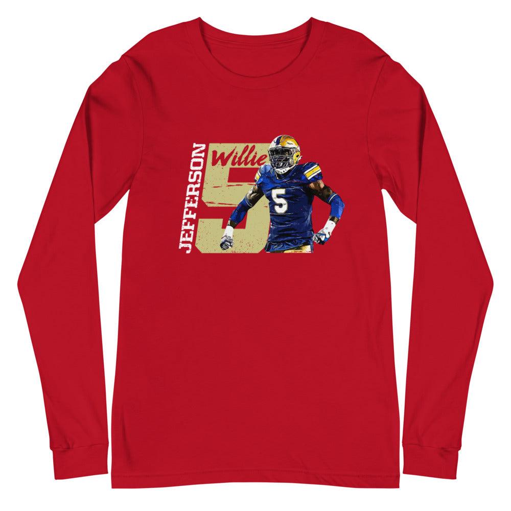 Willie Jefferson "Gameday" Long Sleeve Tee - Fan Arch
