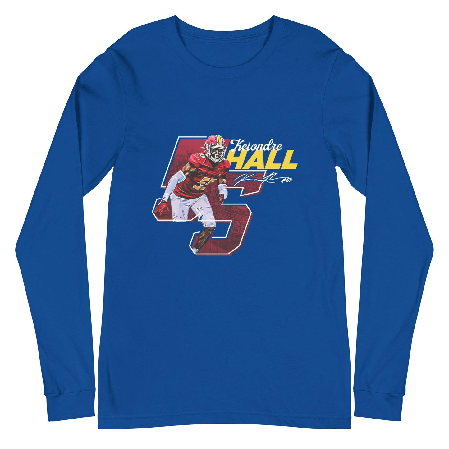 Keiondre Hall "Signature" Long Sleeve Tee - Fan Arch