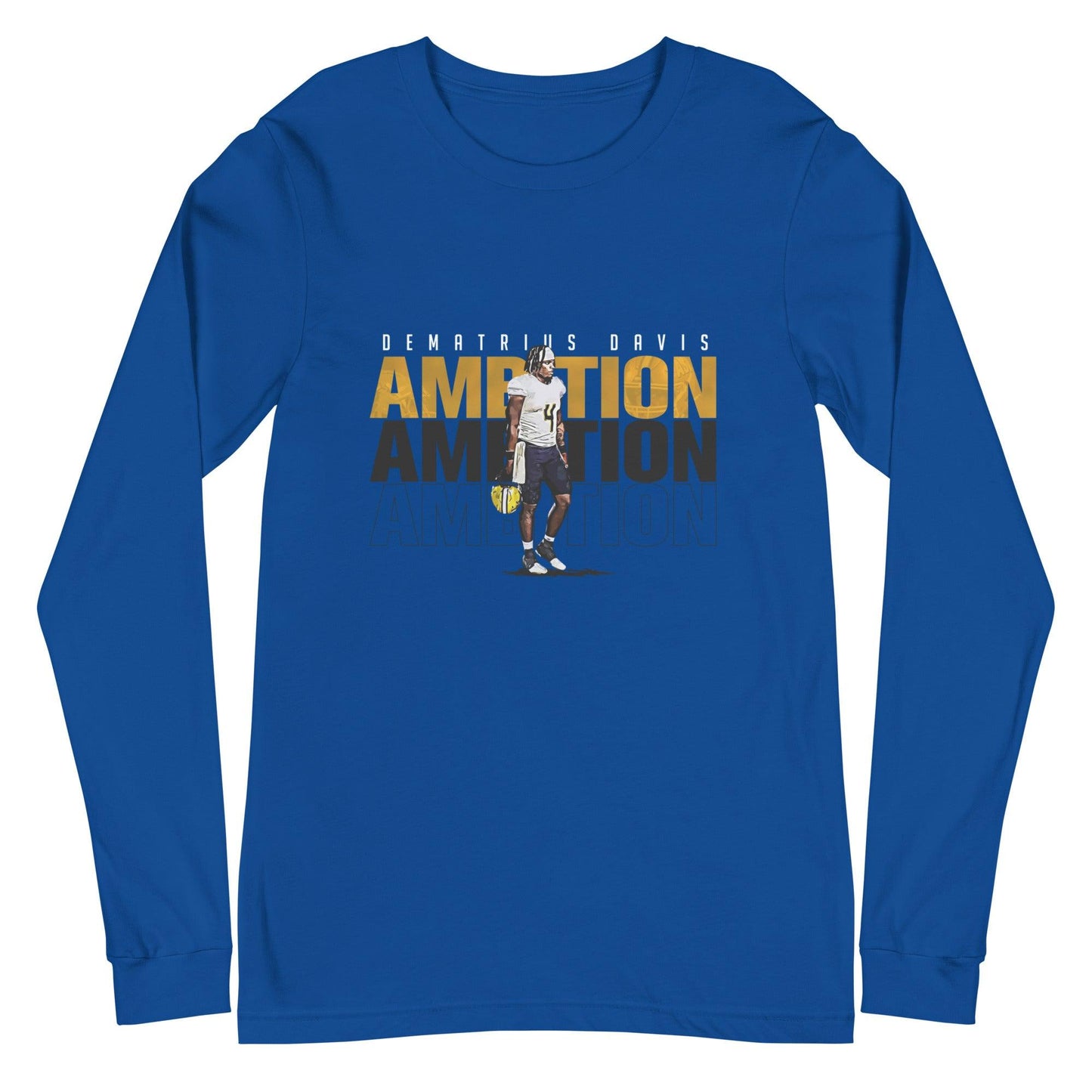 Dematrius Davis "Ambitions" Long Sleeve Tee - Fan Arch