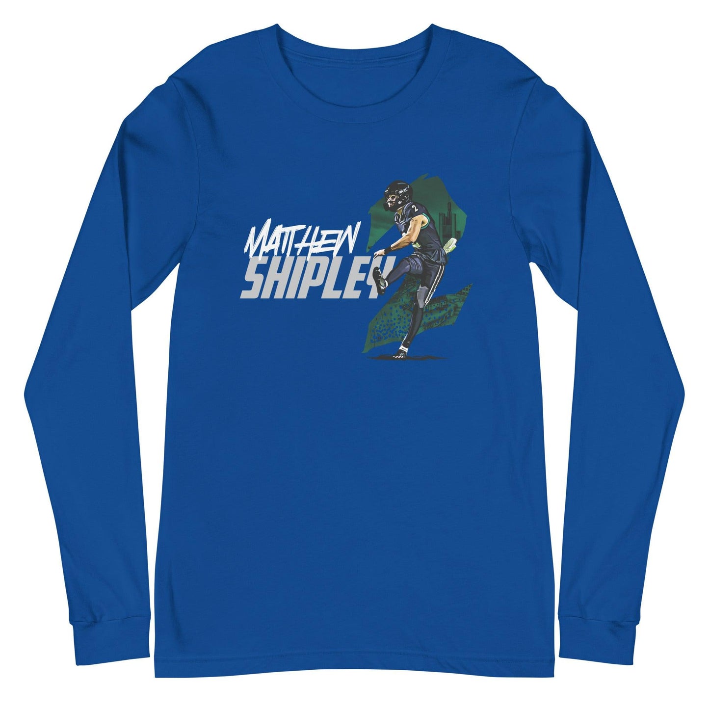 Matthew Shipley "Gameday" Long Sleeve Tee - Fan Arch