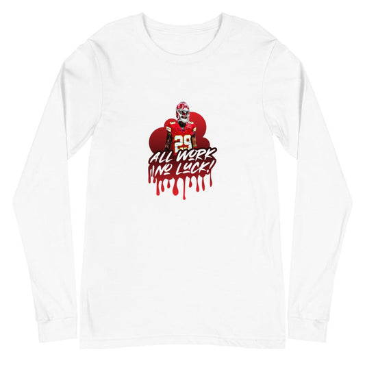 BoPete Keyes "All Work" Long Sleeve Tee - Fan Arch