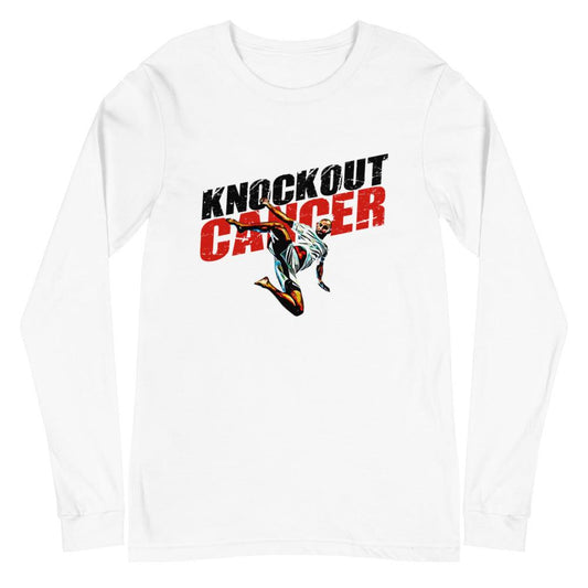 Giga Chikadze "Knockout Cancer" Long Sleeve Tee - Fan Arch