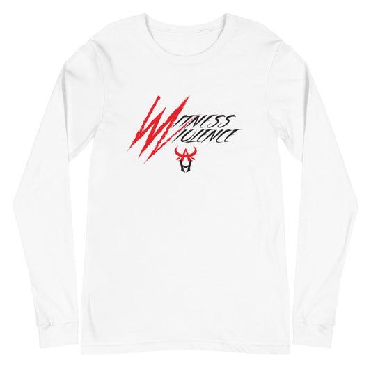 Andre Harrison "Witness Violence" Long Sleeve Tee - Fan Arch