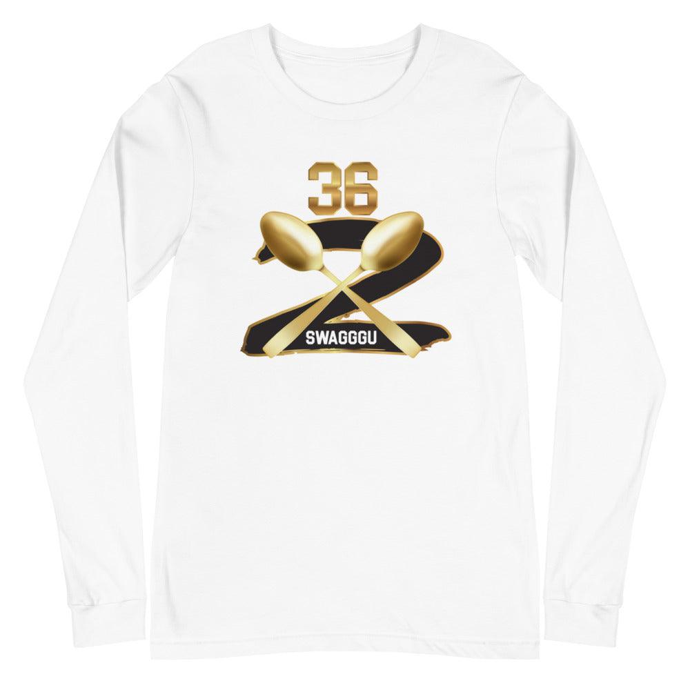 DJ Swearinger "2 Spoonz" Long Sleeve Tee - Fan Arch