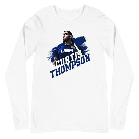 Curtis Thompson "USA" Long Sleeve Tee - Fan Arch