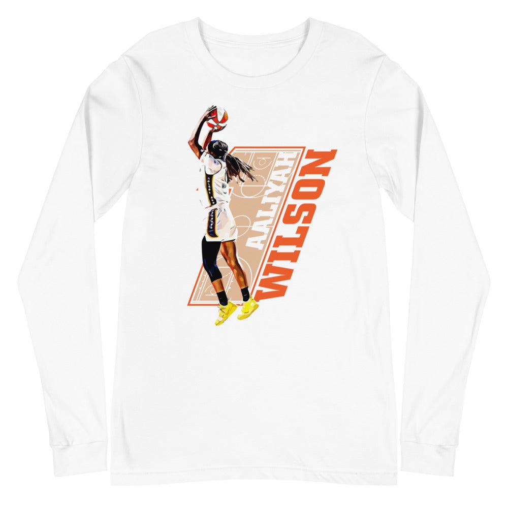 Aaliyah Wilson "Jumpshot" Long Sleeve Tee - Fan Arch