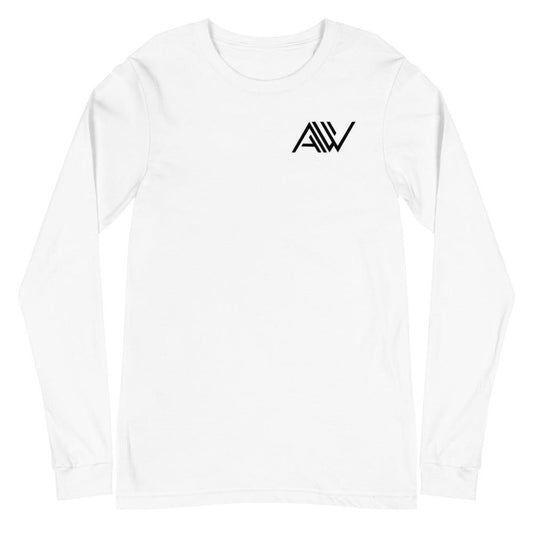 Aaliyah Wilson "AW" Long Sleeve Tee - Fan Arch