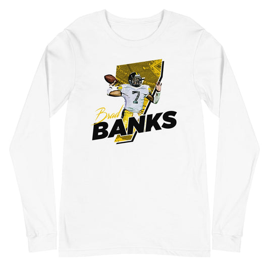 Brad Banks "Throwback" Long Sleeve Tee - Fan Arch