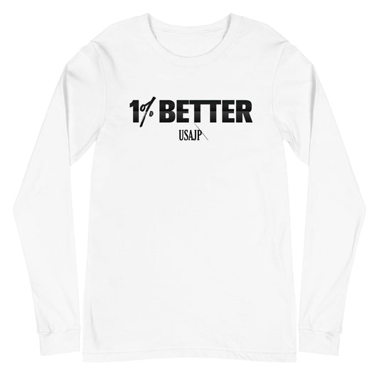 Curtis Thompson "1% Better" Long Sleeve Tee - Fan Arch