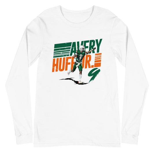 Avery Huff Jr. "Gametime" Long Sleeve Tee - Fan Arch