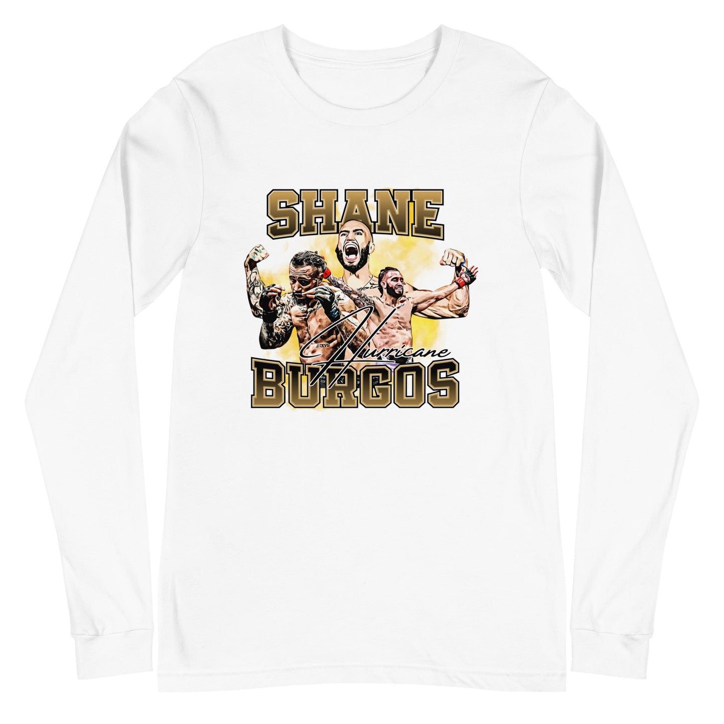 Shane Burgos "Fight Night" Long Sleeve Tee - Fan Arch