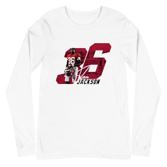 Ian Jackson "Gameday" Long Sleeve Tee - Fan Arch