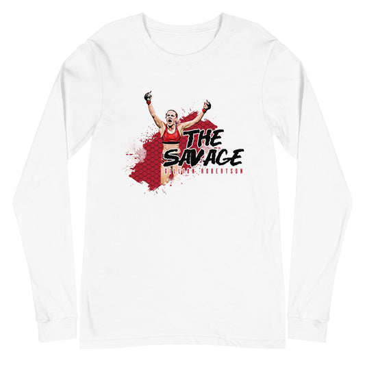 Gillian Robertson "War Ready" Long Sleeve Tee - Fan Arch