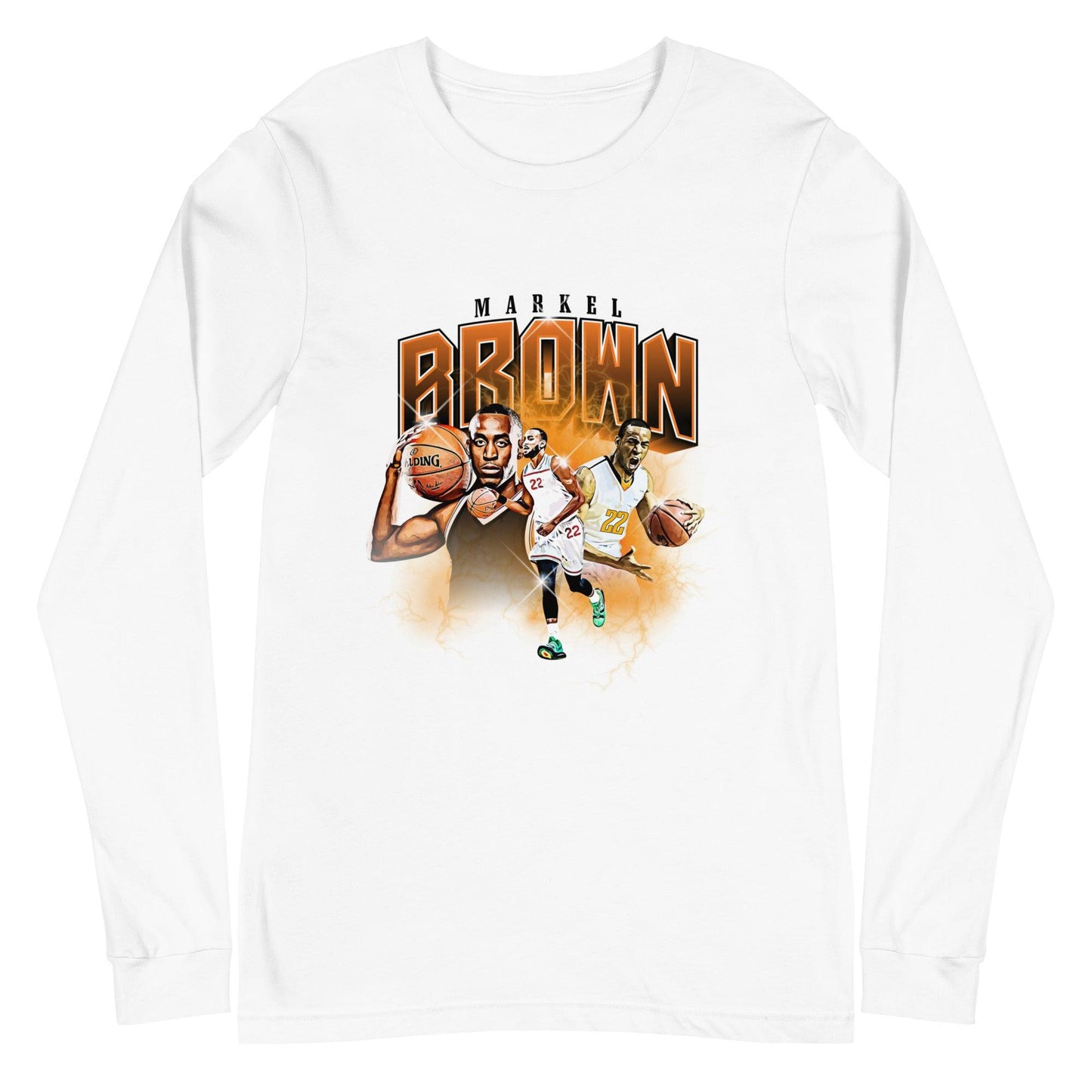 Markel Brown "Vintage" Long Sleeve Tee - Fan Arch