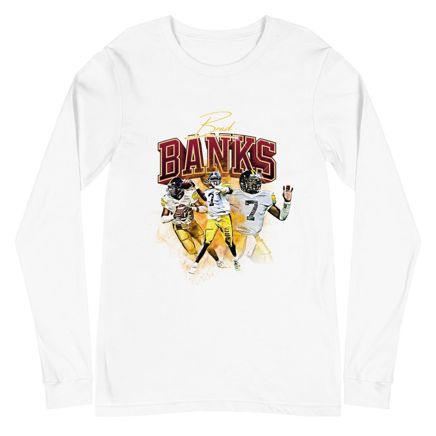 Brad Banks "Vintage" Long Sleeve Tee - Fan Arch